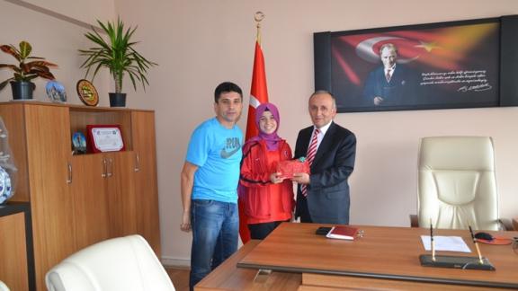 Dağ Koşusu Türkiye 6. si, Dünya 12. si Öğrencimizden İl Müdürümüze Ziyaret