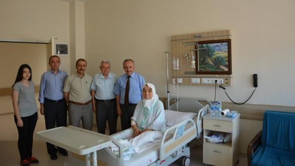 Demokrasi Şehidi Metin ARSLAN´ın Annesi Şaziye ARSLAN Hastanede Ziyaret Edildi.
