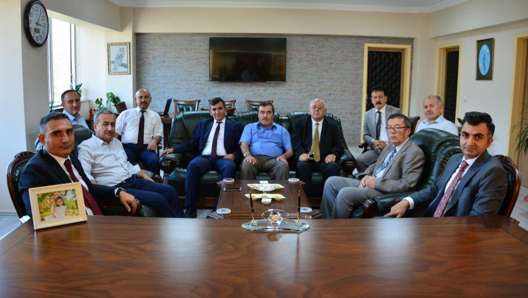 Ortaöğretim Genel Müdürlüğü İdari Mali İşler Daire Başkanı Mustafa KARLITEPE İlimizi Ziyaret Etti