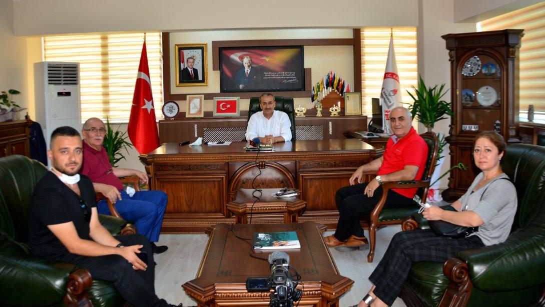 BRTV Yönetim Kurulu Başkan Yardımcısı Osman Çetinkaya'dan İl Müdürümüze Hayırlı Olsun Ziyareti