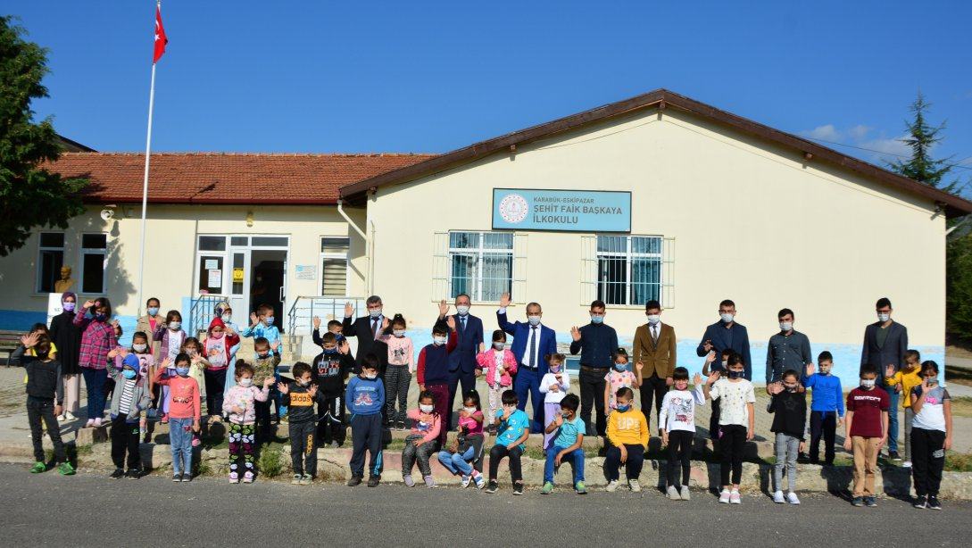 İl Millî Eğitim Müdürümüz Nevzat AKBAŞ'tan Köy Okullarına Ziyaret