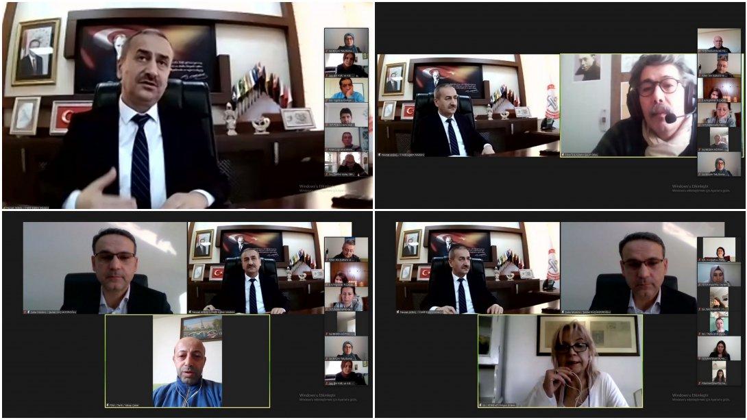 Safranbolu Anadolu Liseleri Öğretmenleri ile Çevrimiçi Toplantısı Gerçekleştirildi