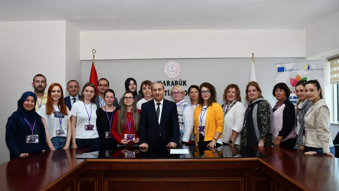 Romanya, Litvanya ve Portekiz Öğretmenlerinden İl Millî Eğitim Müdürümüz Nevzat AKBAŞ'a Ziyaret