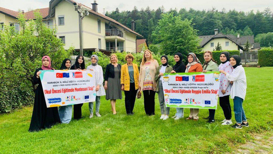 Öğrencilerimiz Slovenya'da Staj Faaliyetine Başladı