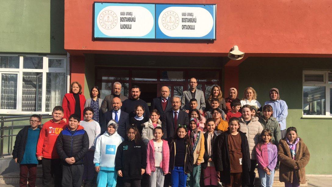 İl Millî Eğitim Müdürümüz Nevzat AKBAŞ Bostanbükü İlkokulu ve Ortaokulu'nu Ziyaret Etti