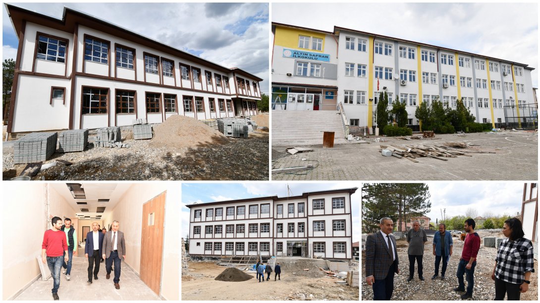 İl Milli Eğitim Müdürümüz Nevzat AKBAŞ Safranbolu İlçemizdeki Okullarımızda Deprem Güçlendirme ve Yapım Çalışmalarını Yerinde İnceledi