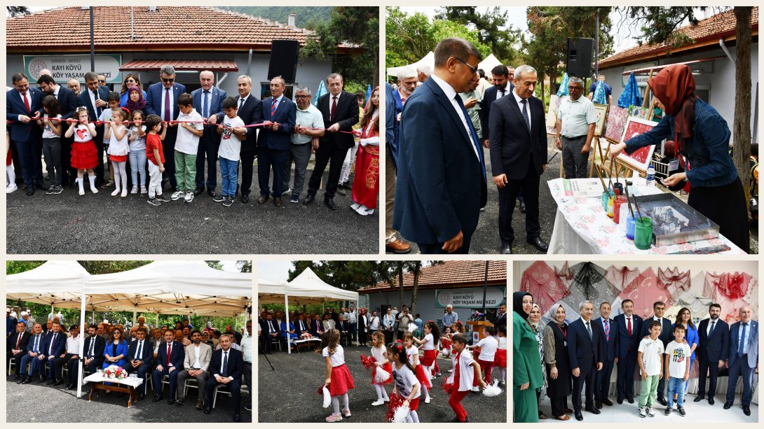 Kayı Köy Yaşam Merkezi Düzenlenen Tören İle Açılışı Gerçekleştirildi