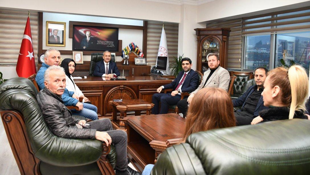 AK Parti Karabük İl Başkanı Ferhat SALT'tan İl Millî Eğitim Müdürümüz Nevzat AKBAŞ'a 24 Kasım Öğretmenler Günü Ziyareti