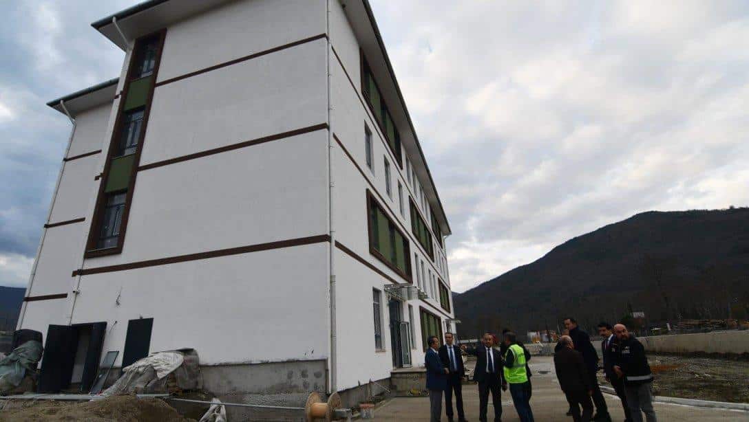 İnşaatı Devam Eden Yenice ÇPAL Pansiyon Binasında (100 Öğrenci Kapasiteli) Son Aşamaya Gelindi