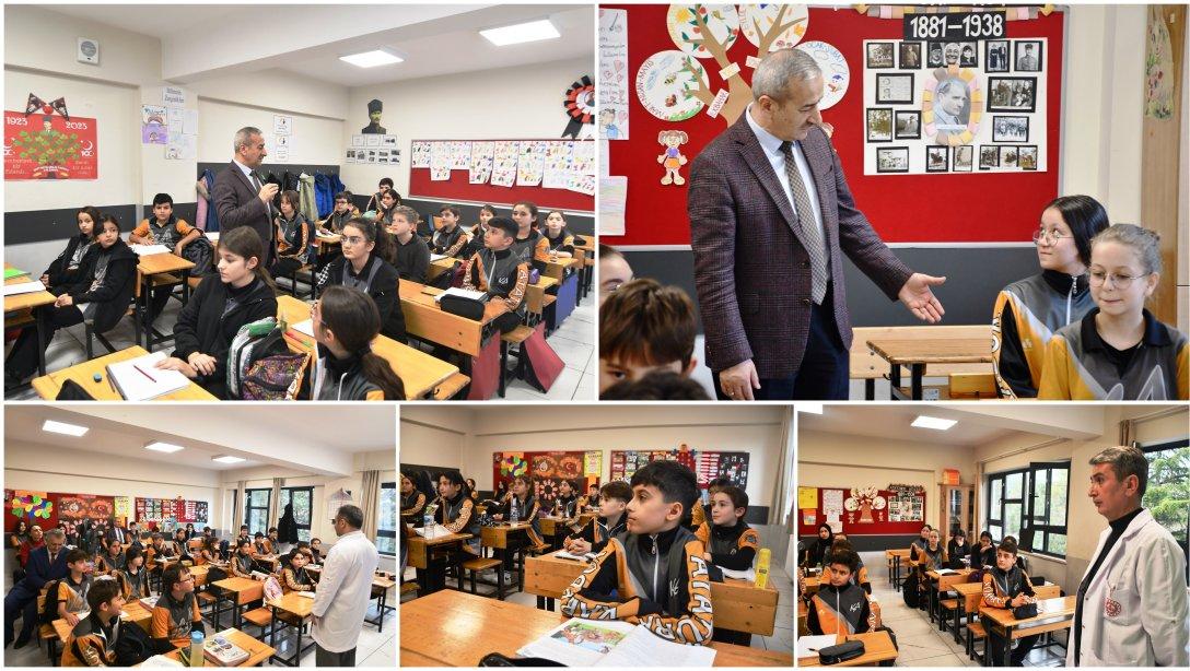  İl Millî Eğitim Müdürümüz Nevzat AKBAŞ Karabük Atatürk Ortaokulu'nu Ziyaret Etti