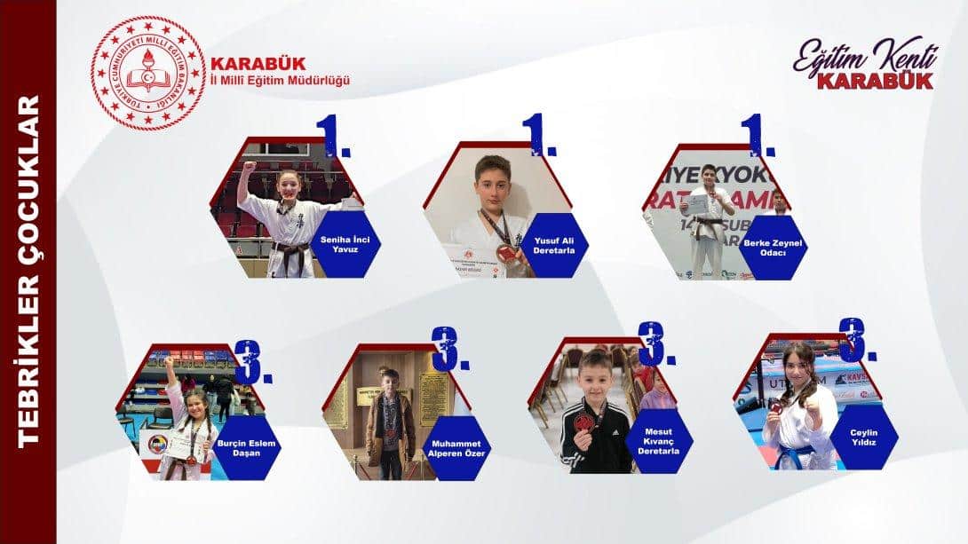 Karate Federasyonu Türkiye Şampiyonasında Karabük Rüzgarı Esti