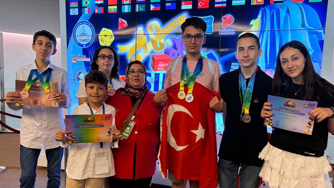 Karabük BİLSEM Öğrencilerinden Singapur Matematik Olimpiyatları' nda 2 Gümüş, 3 Bronz Madalya Başarısı