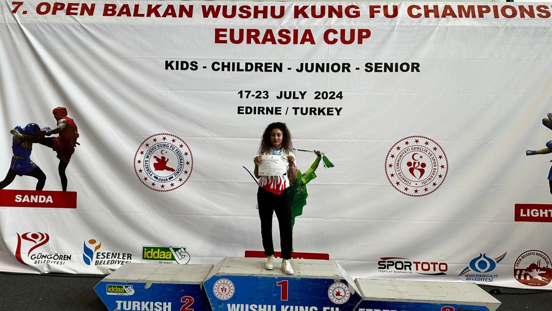 Öğrencimiz Irmak Taşbaş'tan İkinci Kez Balkan Şampiyonluğu