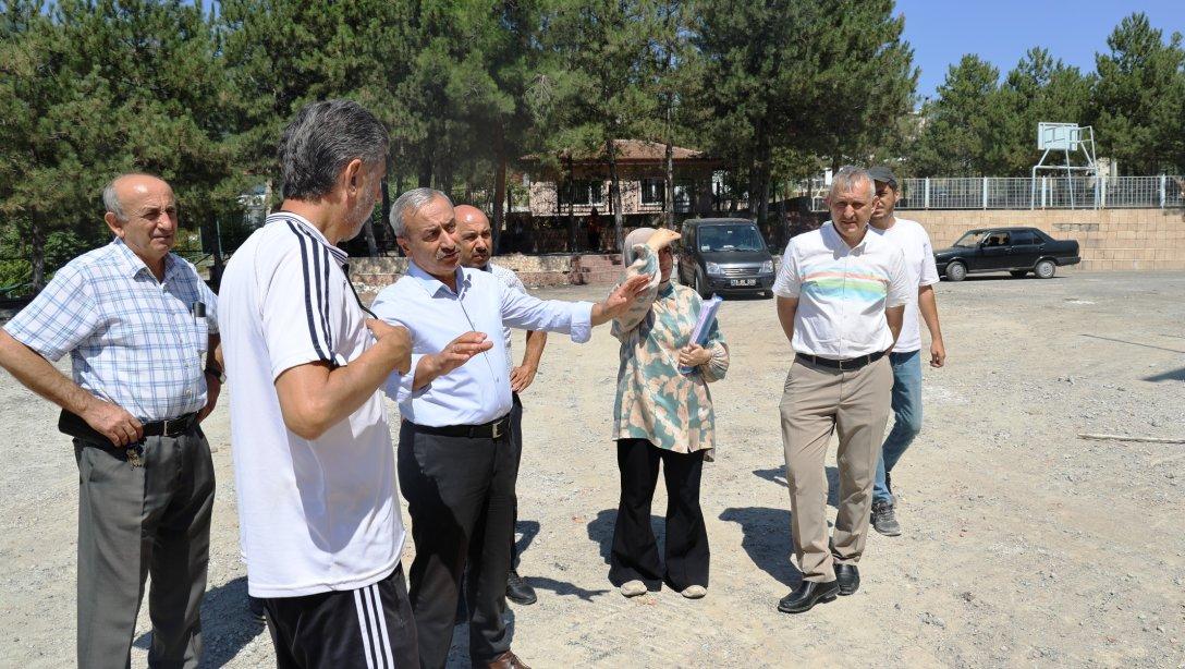 İl Millî Eğitim Müdürümüz Nevzat Akbaş Kartaltepe İlk/Ortaokulu'nda İncelemelerde Bulundu