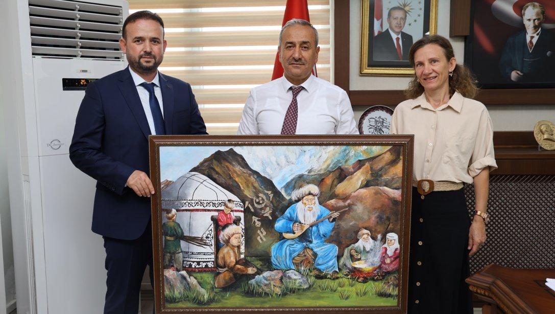 Safranbolu Borsa İstanbul Güzel Sanatlar Lisesi Müdürlüğü' nden, İl Millî Eğitim Müdürümüz Nevzat Akbaş' a Ziyaret