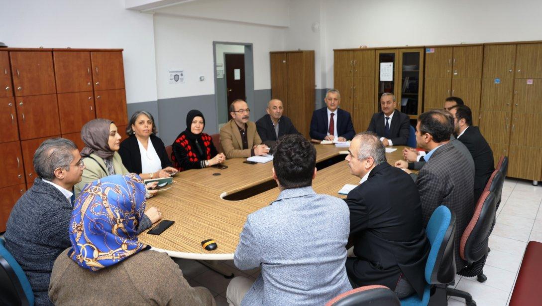 II. Eğitim Bölgesi Okul Müdürleriyle Eğitim Kenti Karabük Projesi Değerlendirme ve İstişare Toplantısı Gerçekleştirildi